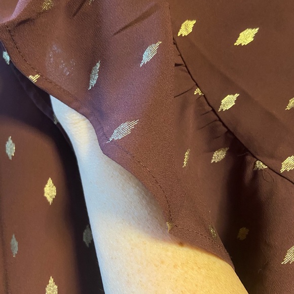 NWT Torrid Abbey Georgette Ruffle Sleeve Blouse Size 2 (2X - Picture 4 of 5